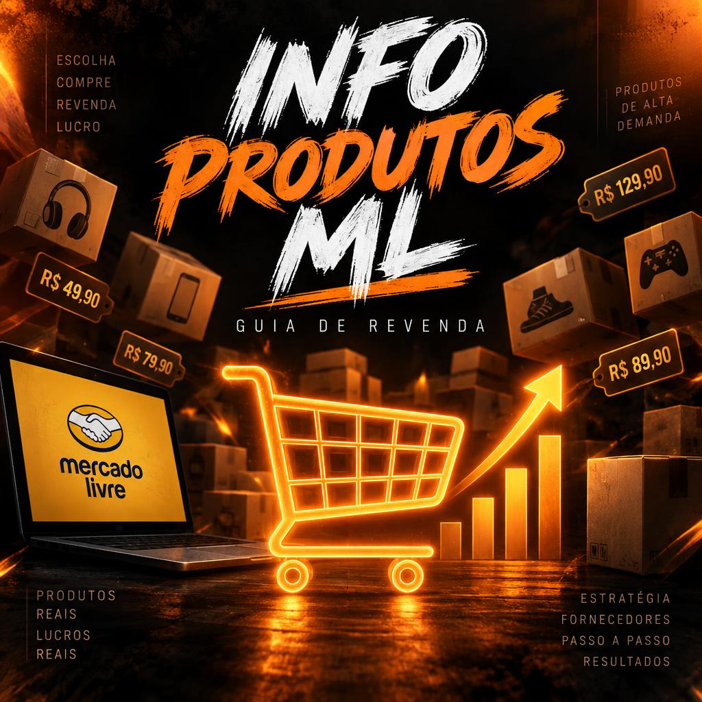 Capa do guia Info Produtos ML de revenda no Mercado Livre